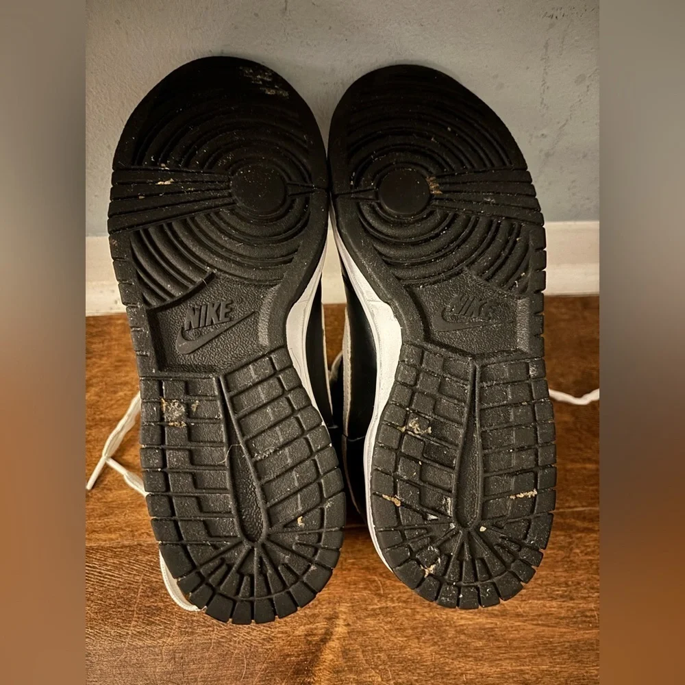 Nike Black and White Youth Dunk Sneakers